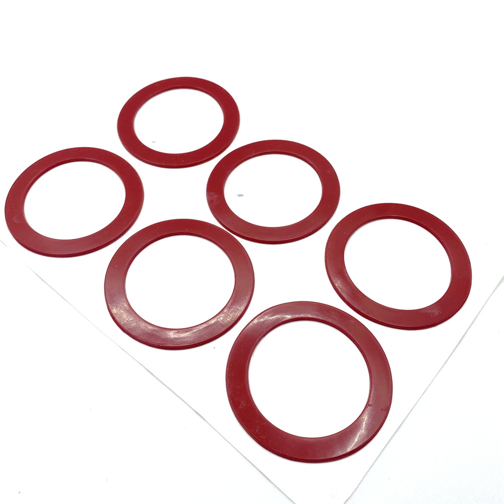 Customized 3M Glue Adhesive Round Silicone Round Gasket