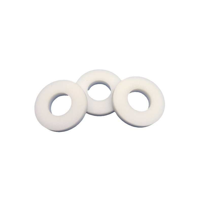 Plastic Flat Washer White Ptfe Gasket Sheet High-temperature Waterproof Shock-absorbing Sealing Silicone Gasket