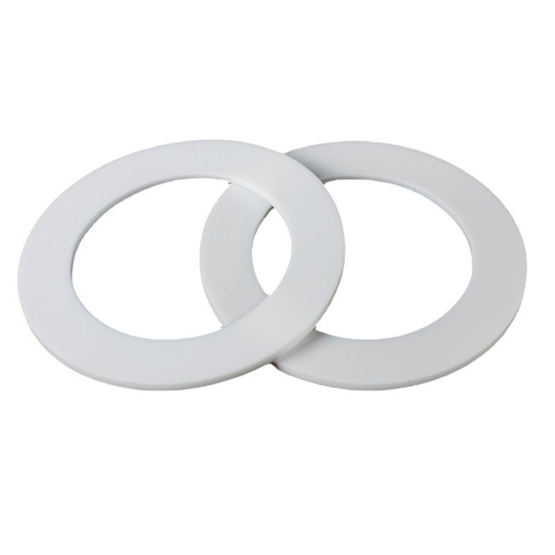 Plastic Flat Washer White Ptfe Gasket Sheet High-temperature Waterproof Shock-absorbing Sealing Silicone Gasket