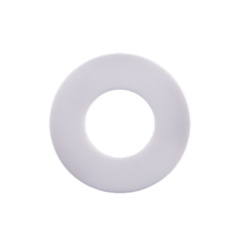 Plastic Flat Washer White Ptfe Gasket Sheet High-temperature Waterproof Shock-absorbing Sealing Silicone Gasket