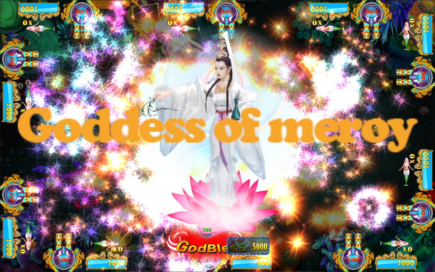 USA Hot Selling Goddess Of Mercy Fishing Game Board For  Shooting Fish Game Machine