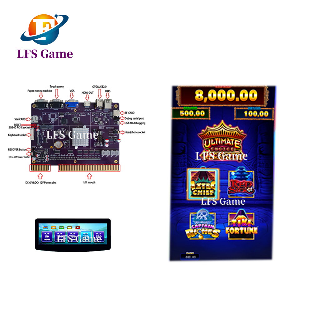 USA Ultimate Choice 4 in 1 Vertical Game Board video skill game  Coin Operated Arcade Machine PCB board