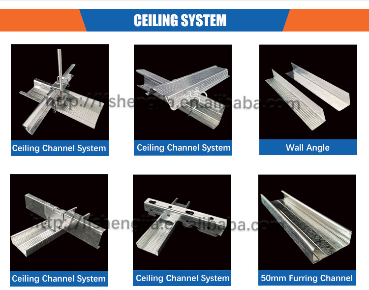 drywall profile steel angle iron furring channel sound isolation ...