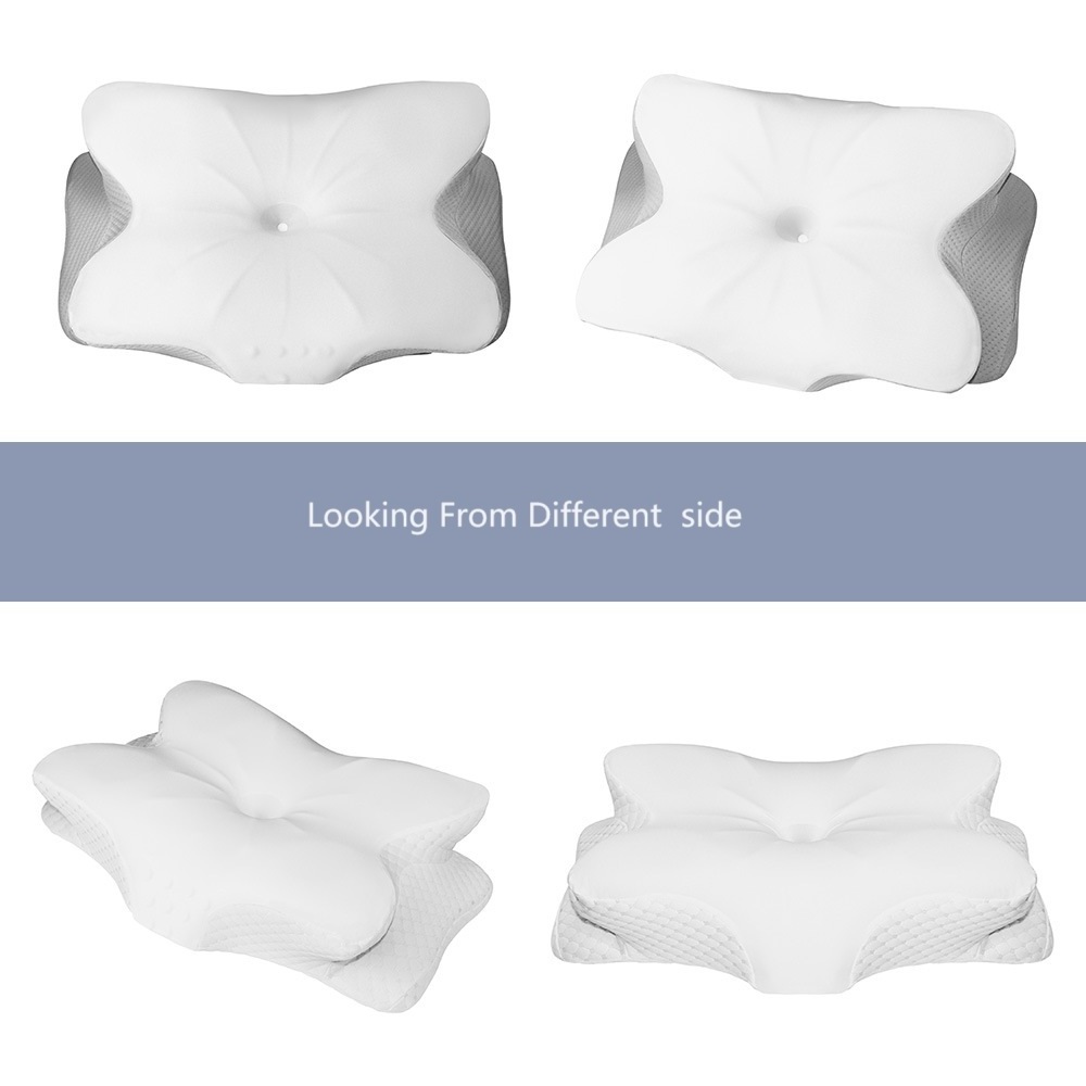 Most popular hot selling Butterfly Contour Memory Foam pillow soft Pillow for Back and Side Sleep