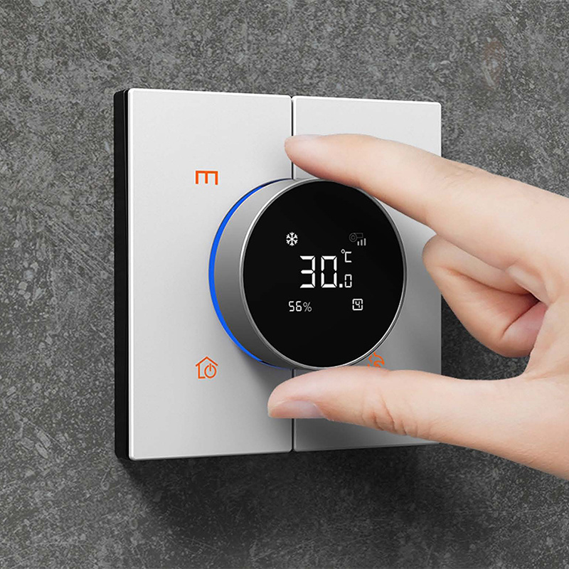 Smart Life App Control Wifi Light Switch Cold Temperature Digital Controller Smart Zigbee Knob Thermostat Switch Panel