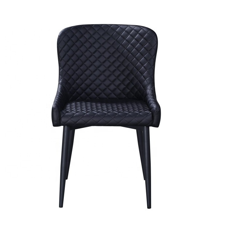 luxury fabric leather upholstered dining chair metal frame hotel restaurant and dining room chairs accent chair for dining table