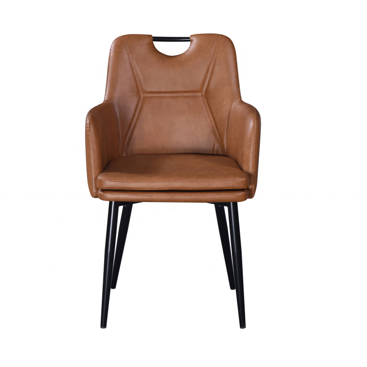 Hot Selling Nordic Dining Chairs Leather High Back Dining Chairs Hotel Restaurant Furniture