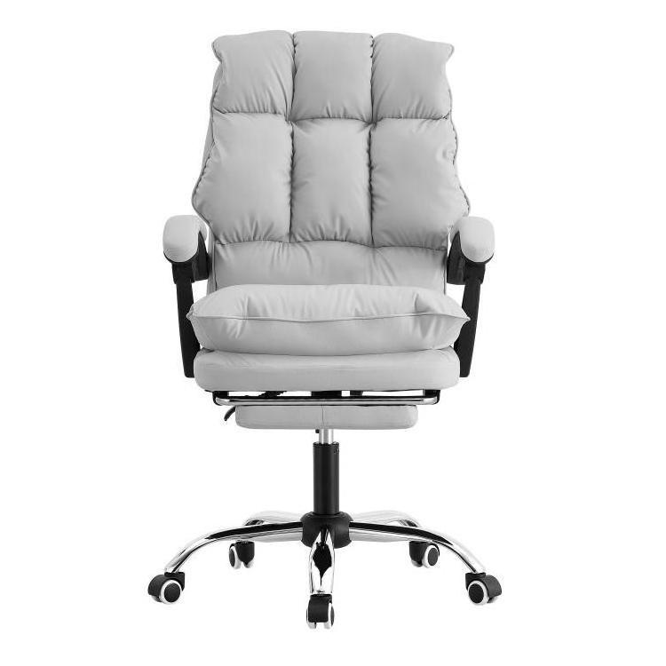 New Arrival Cheap Leather Office Chair Executive Heavy Duty Office Computer Chair With Footrest Factory Price