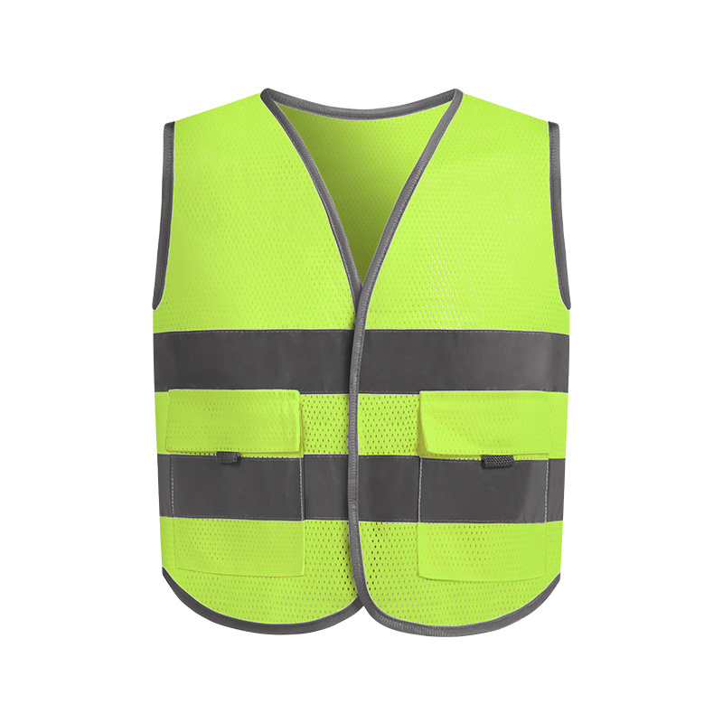 Kids Safety Vest High Visibility Reflective Vest Child Hi Vis Vest With Reflective Tape, Neon Yellow