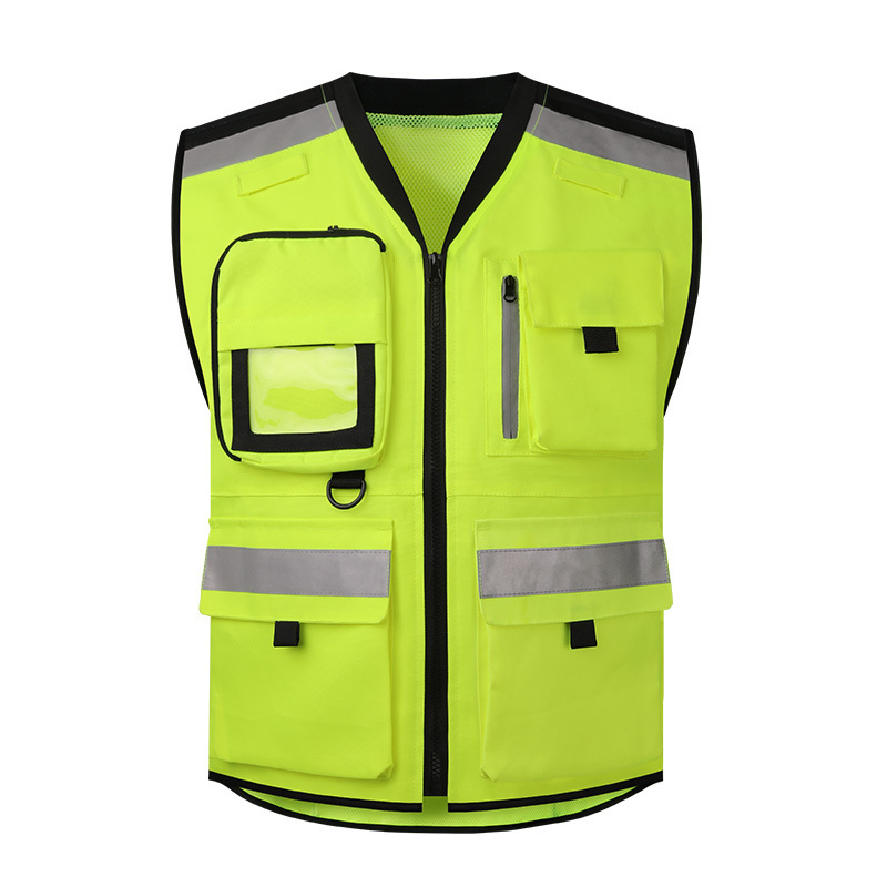 Wholesale  High Visibility Reflective Safety Security Vest Construction Traffic/Warehouse