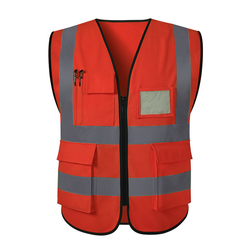 Reflective Vest High Quality Engineer Polyester Customized Logo Reflective Safety Vest Clothing