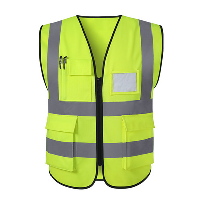 Reflective Vest High Quality Engineer Polyester Customized Logo Reflective Safety Vest Clothing