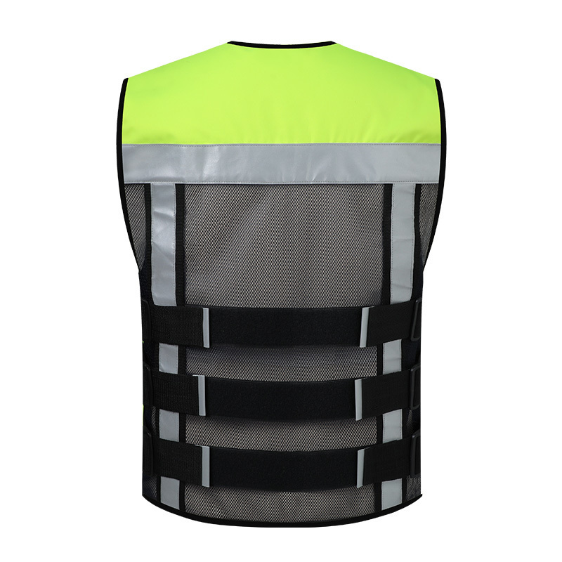 hi vis jacket work vest for men Factory Supply Cheap Yellow Orange High Visibility with pockets