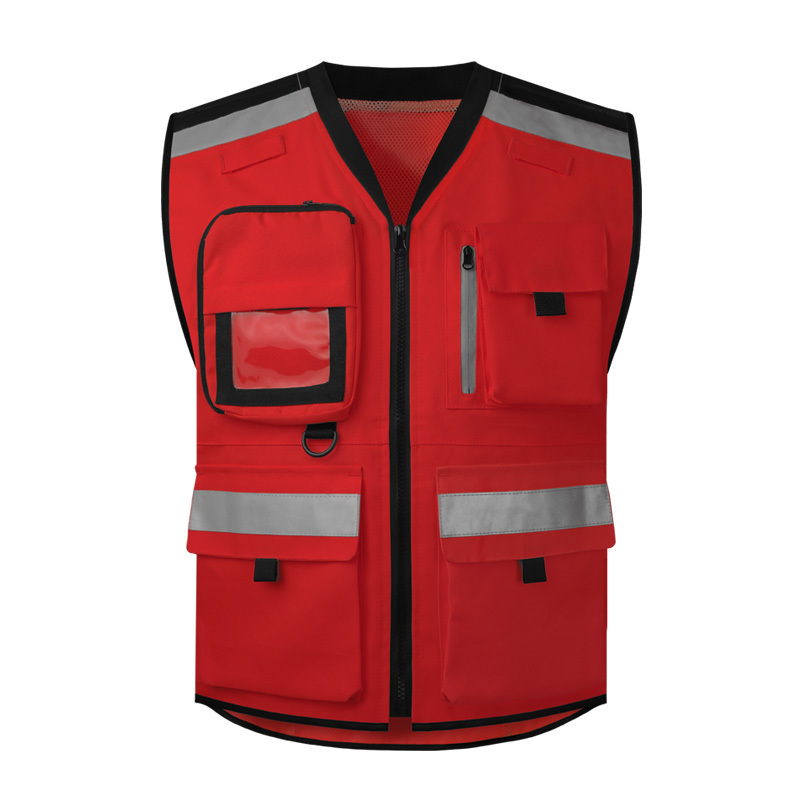 Wholesale  High Visibility Reflective Safety Security Vest Construction Traffic/Warehouse