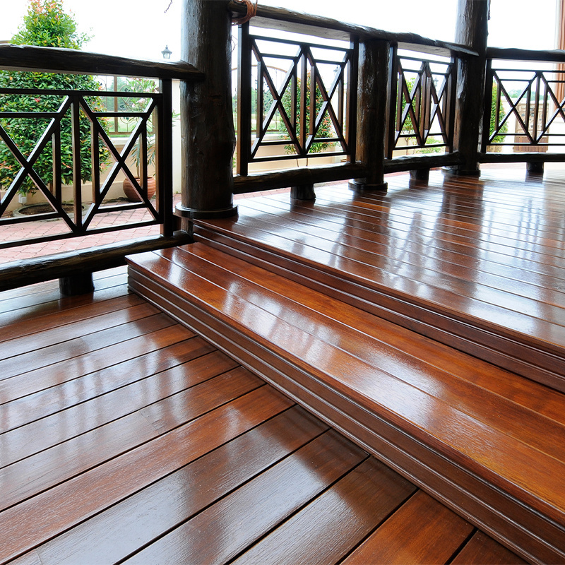 Popular Choice Solid Red Balau Timber Decking Suitable Construct Outdoor Platforms To Creating Terraces Decks and More