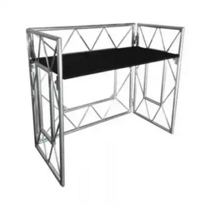 Aluminum Portable DJ Table High Quality Assemble Foldable Mobile DJ Truss Booth For Night Bar for events