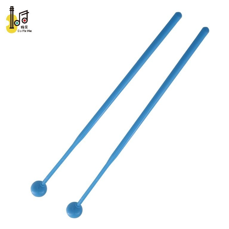 2023 blue color 30cm length percussion profession glockenspiel drum sticks of xylophone plastic handhold mallets