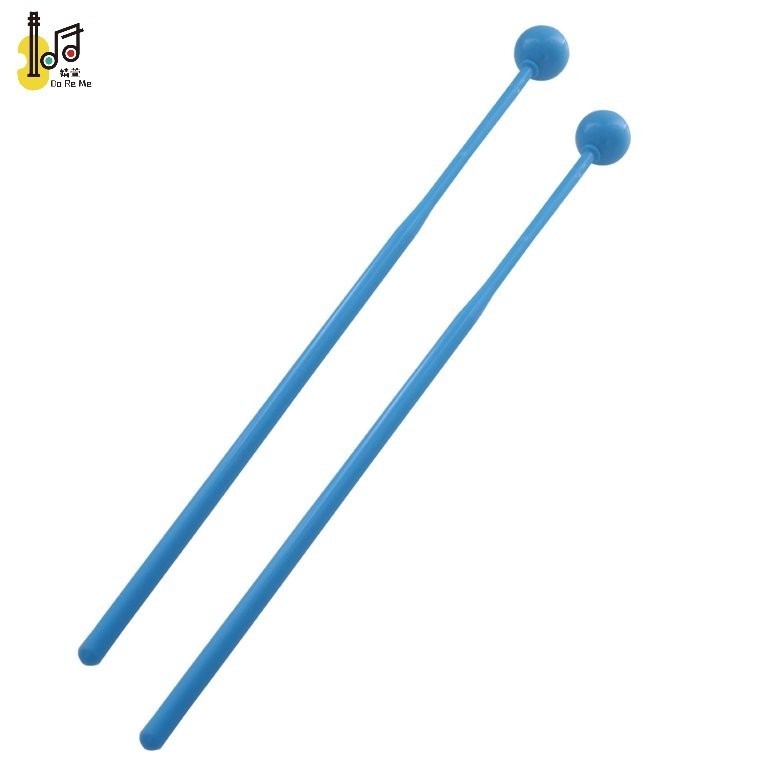 2023 blue color 30cm length percussion profession glockenspiel drum sticks of xylophone plastic handhold mallets