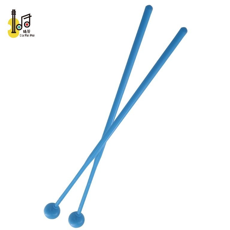 2023 blue color 30cm length percussion profession glockenspiel drum sticks of xylophone plastic handhold mallets