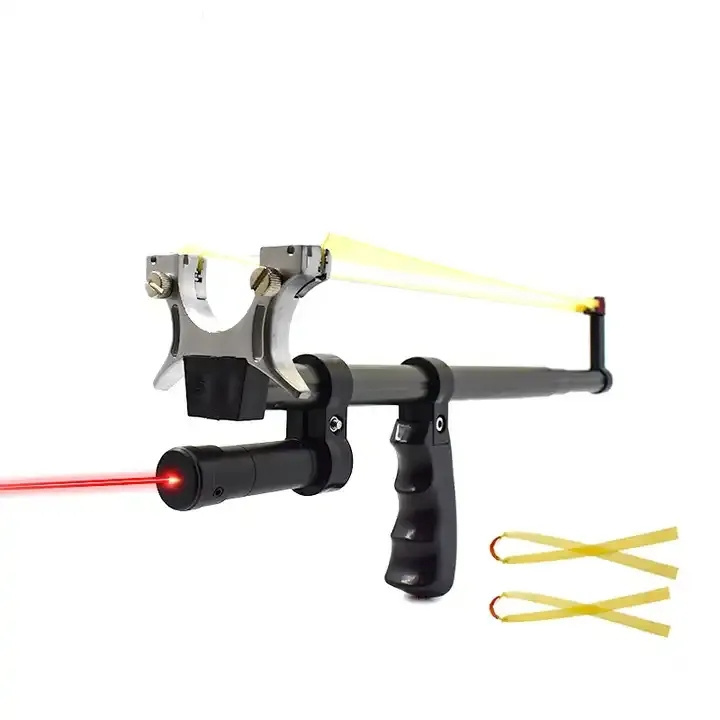 Portable laser slingshot made of aluminum alloy material, popular product with high precision and great power