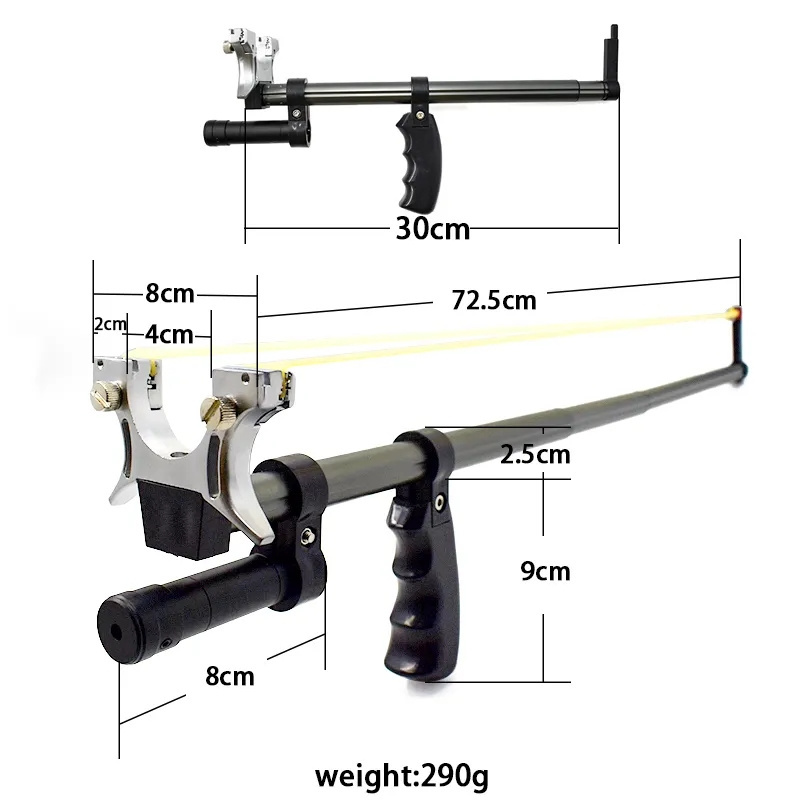 Portable laser slingshot made of aluminum alloy material, popular product with high precision and great power