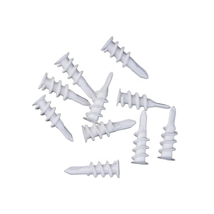 Factory price plastic boxes nylon threaded rod self drilling plasterboard fixing anchor with screw anchor kit