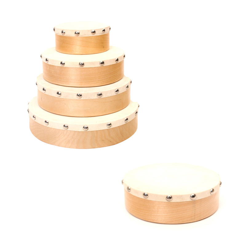 wholesale wooden musical instrument hand Drum set for kids