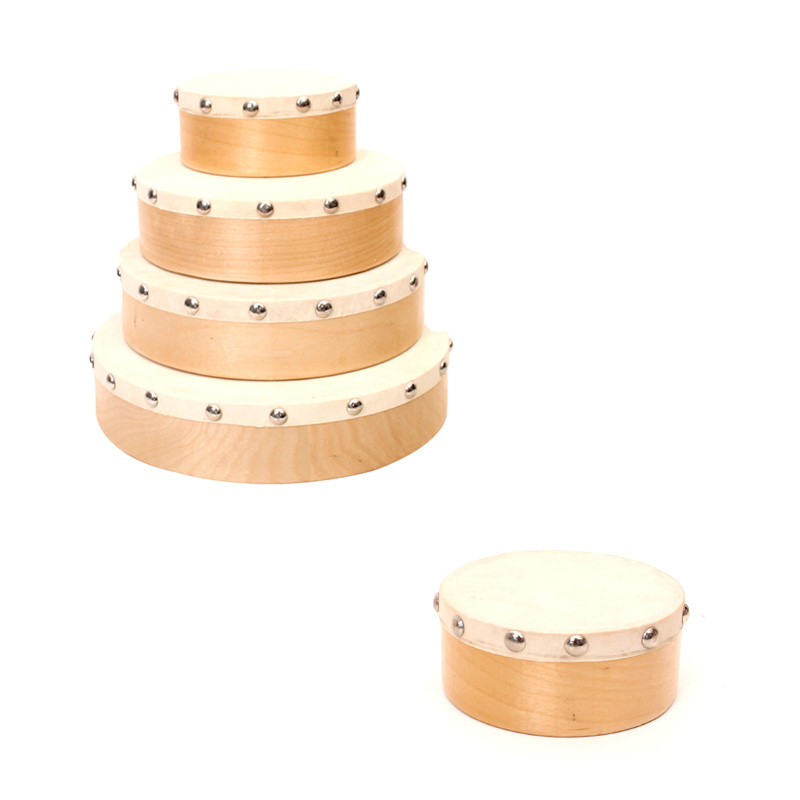 wholesale wooden musical instrument hand Drum set for kids