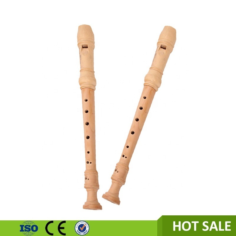 Kids wholesale wood recorder flute wooden flute