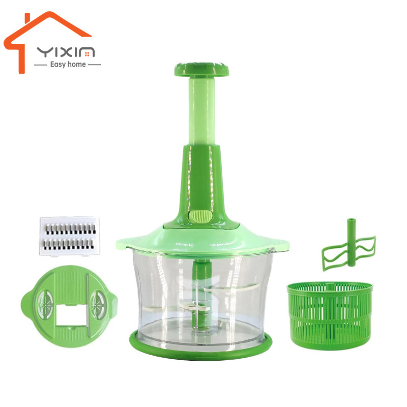 kitchen accessories hand push chopper meat grinder food processor