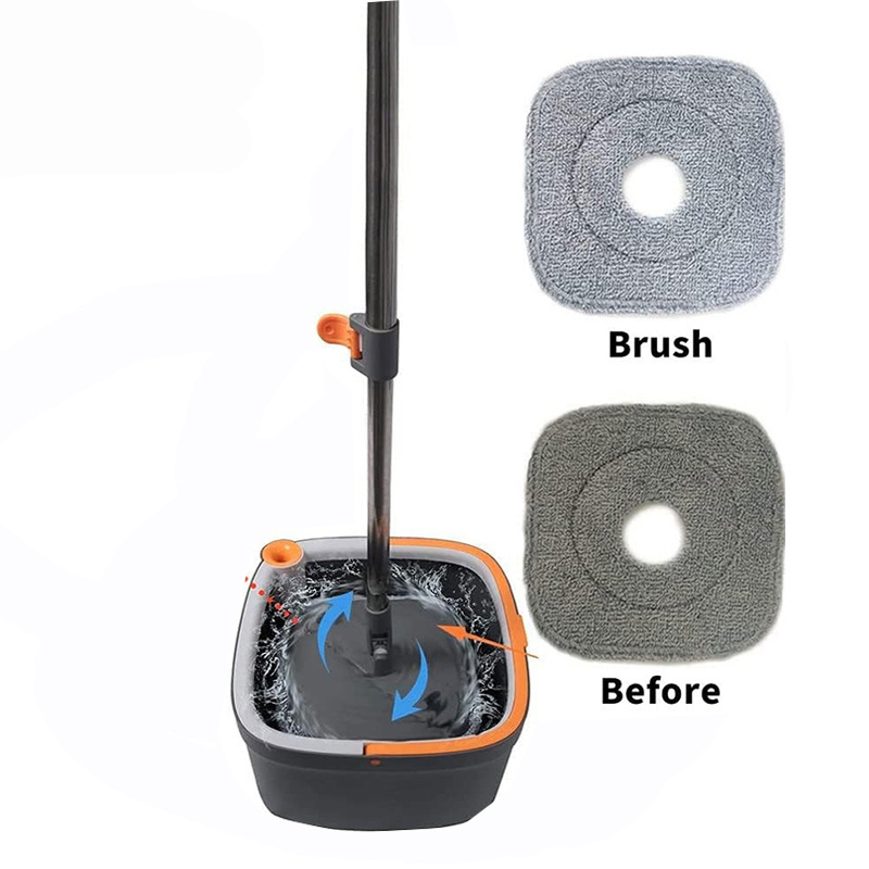 Self Separation Dirty and Clean Water System Self Rotating Mop Square Mop and Bucket Set