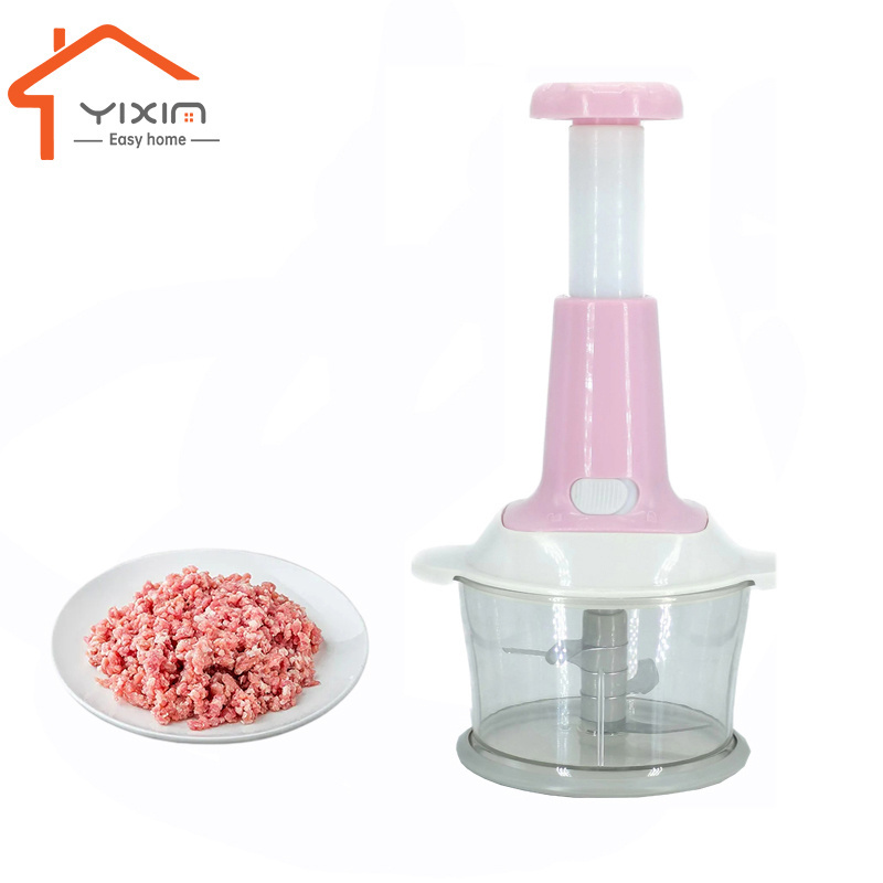 kitchen accessories hand push chopper meat grinder food processor