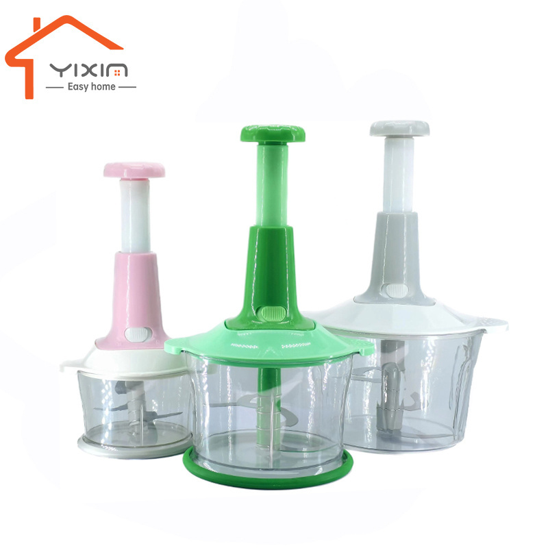 kitchen accessories hand push chopper meat grinder food processor