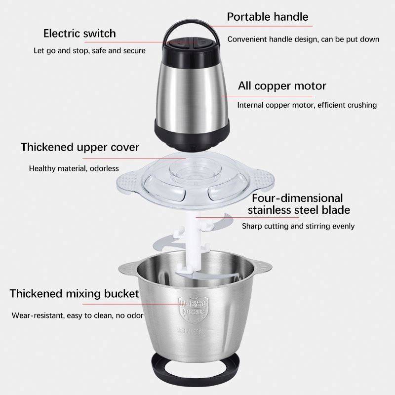 meat grinder, vegetable electric popular multi slicer multifunctional food machine mincer 1200w