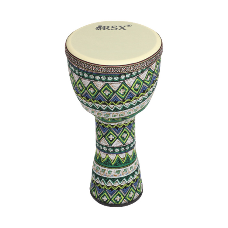 hot sale african drum wooden djembe stand goat  shells rope ghana for sale bongo drum