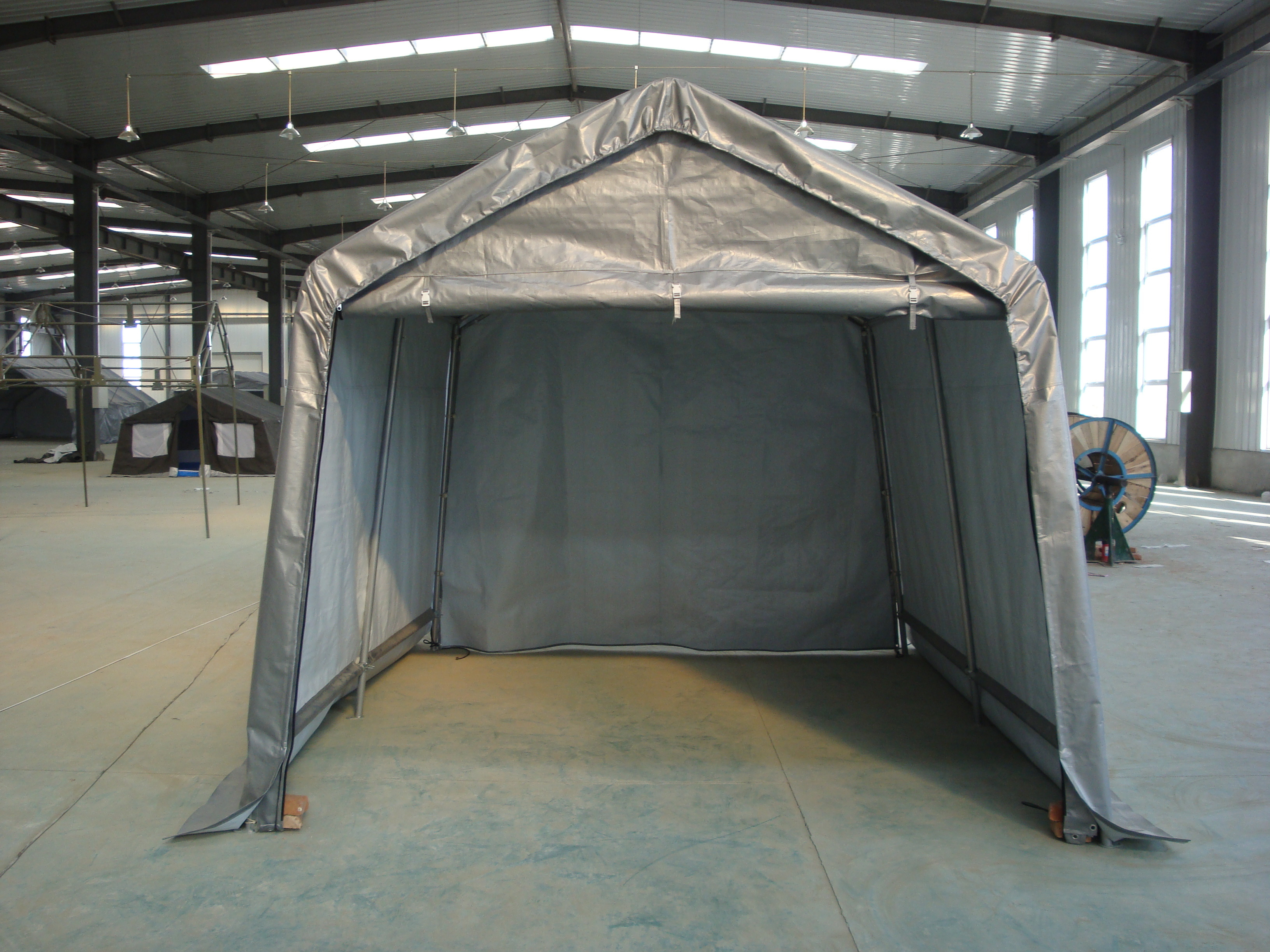 Factory Sales Mobile Outdoor Temporary Cheap Plastic Tent Carport