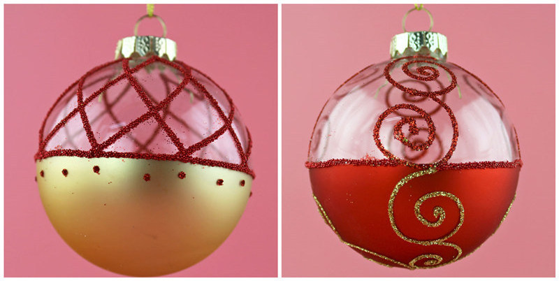 Ornament Christmas Decor Ball 3CM 4CM 8CM 12CM christmas ornaments balls Attractive Plastic Glass Painted Christmas Hanging Ball