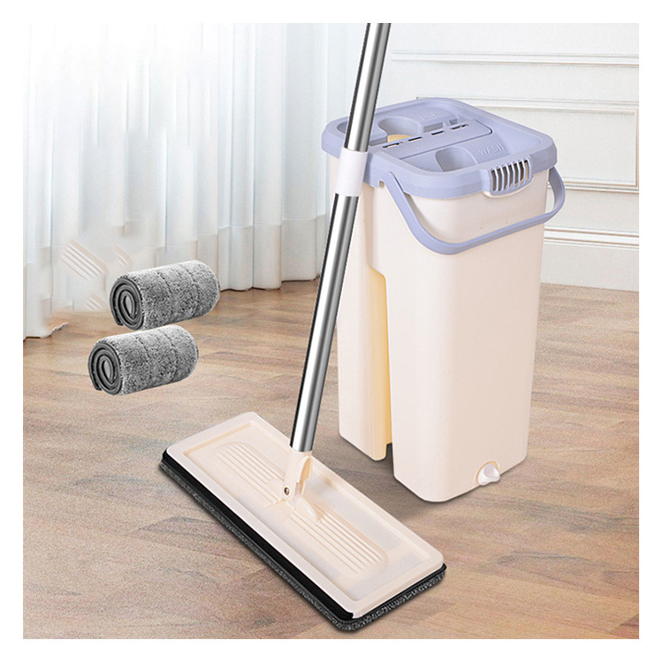 Wholesale Good Price Home Smart Dry Clean  Dust Flat Mop 360 Magic Flat Mop Bucket