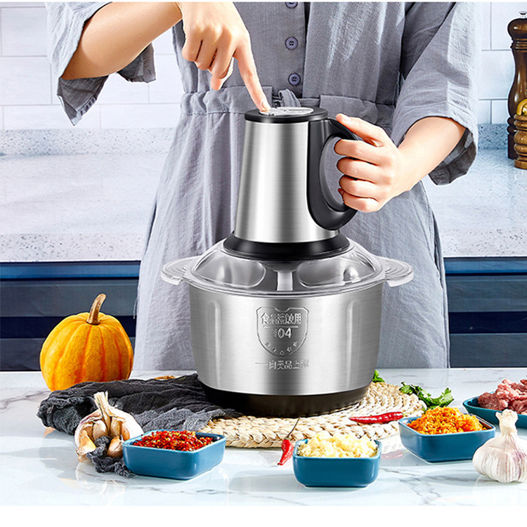 Stainless Steel Blade Small Vegetable Mixer Multi-function Blender kitchen Meat Grinder 2L/3L Electric Meat Choppers