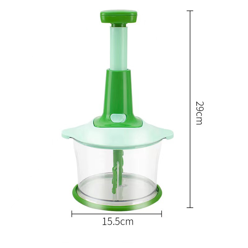 1.5L Hand Press Onions Garlic Pepper Cutter Meet Fruits Vegetables Slicer Chopper Mini Food Processor Manual Chopper