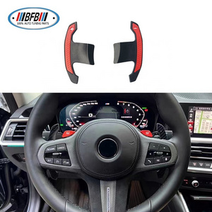 Real Matte Carbon Interior Accessories Steering Wheel Paddle Shifter For BMW M3 G80 M4 G82 G83 G20 G22 F90