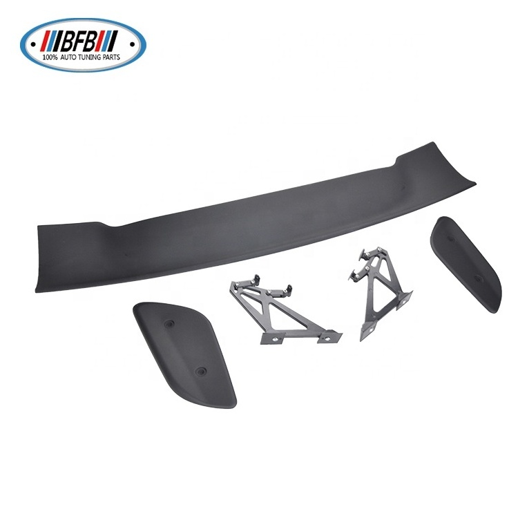 Universal Spoiler ABS Matte Black GT Style Car Rear Modified Wing Trunk Spoiler Hatchback Boot Spoiler