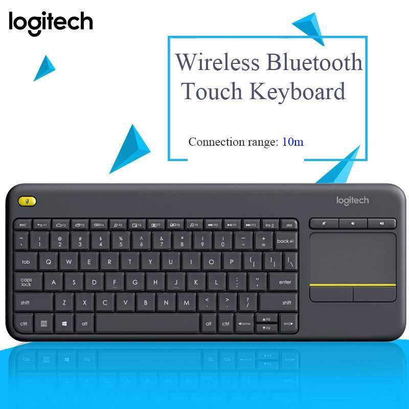 Logitech K400 Plus Wireless Touch Keyboard With Touchpad For Pc Laptop Android Smart Tv Htpc Household Office Gaming Keyboard