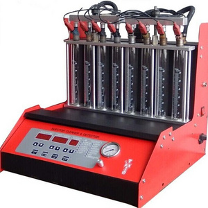 Gasoline fuel injector nozzle test bench BC-8H 8 cylinder petrol injector tester and cleaning machine