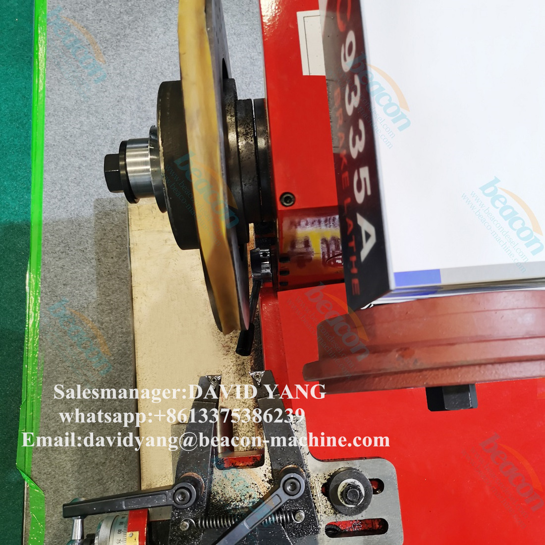 Original C9335A Brake Disc Lathe Car Auto Brake Durm Cutting Grdinding Machine