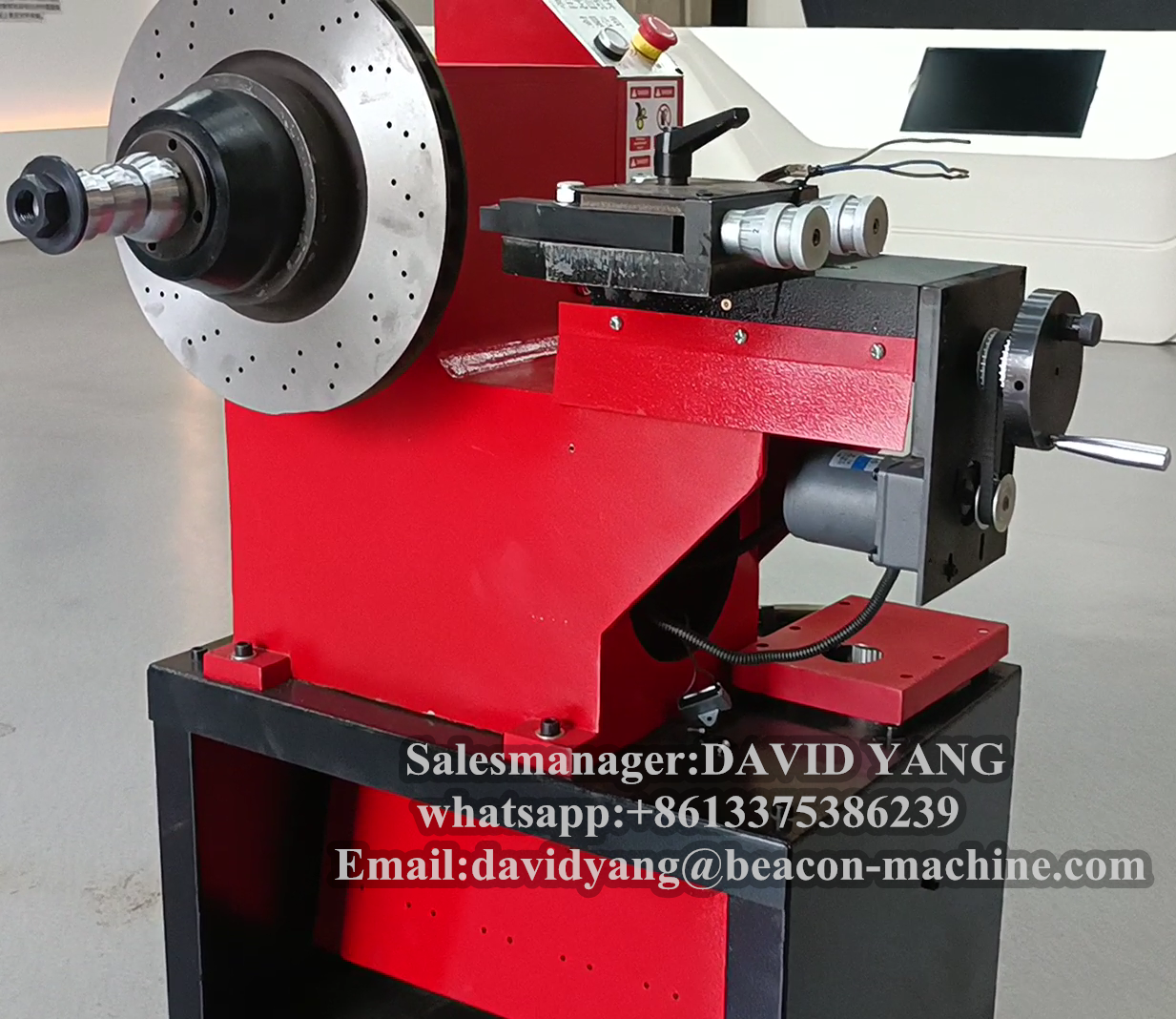 Original C9335A Brake Disc Lathe Car Auto Brake Durm Cutting Grdinding Machine