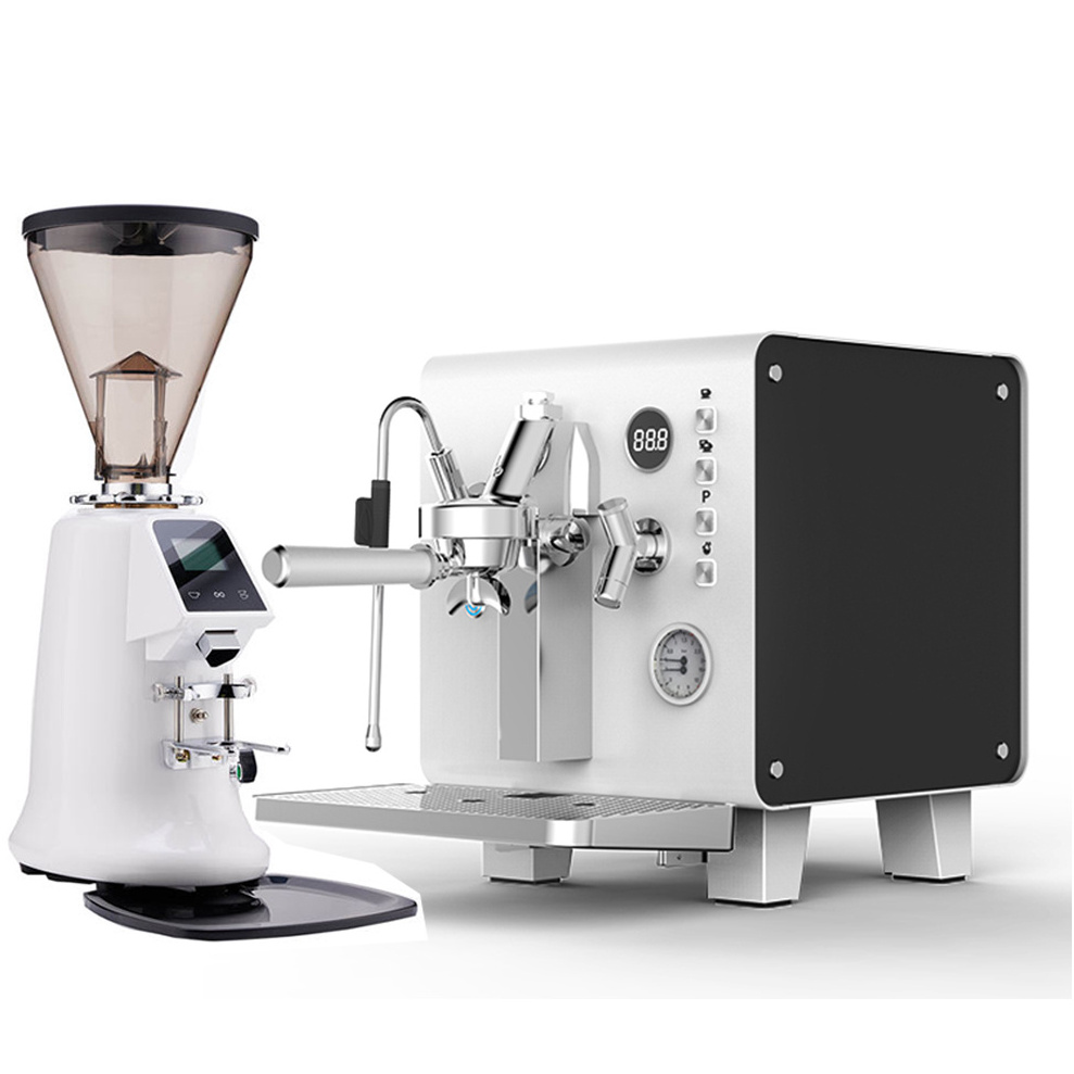 Luxury Copper Boiler Single Head Group Coffee Machine And Multi-Functi Espresso Machine With Milk Frother Steamer