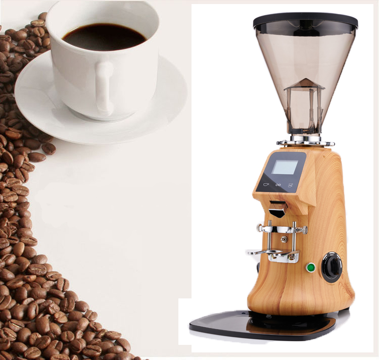 Commercial Electric Coffee Grinder Machine Espresso Coffee Grinder 64mm Flat Burr