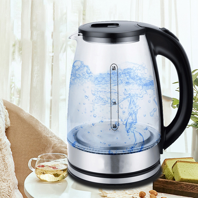 1.7 Liters Tea Maker Glass Kettle With Infuser