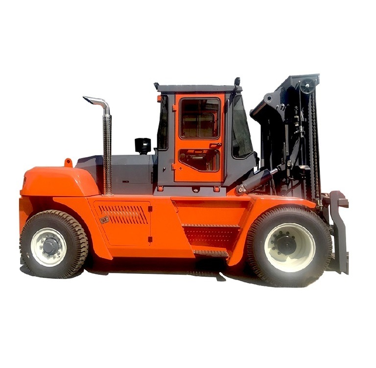 Container Handler Heavy Duty Diesel Foklift Truck 10 ton 12 ton 15 ton 16 ton forklift with ROPS/FOPS Cabin and Air-conditioner